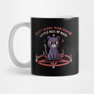 Soft Demon, Warm Demon, Little Ball of Hate Cat Mug